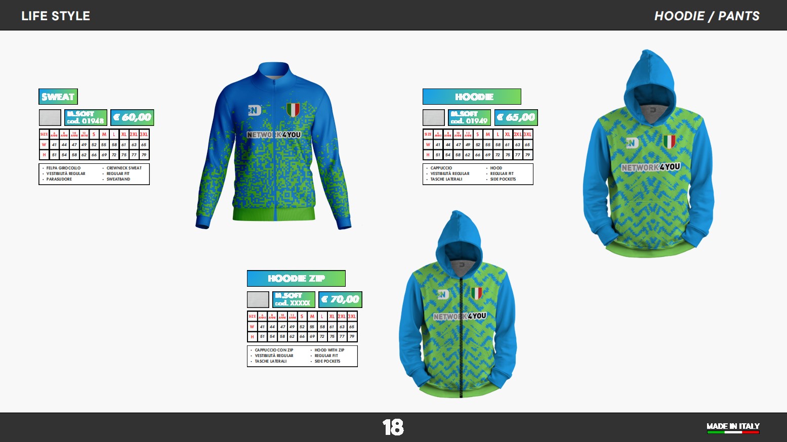 Teamwear 2025 · Catalogo — galleria 17