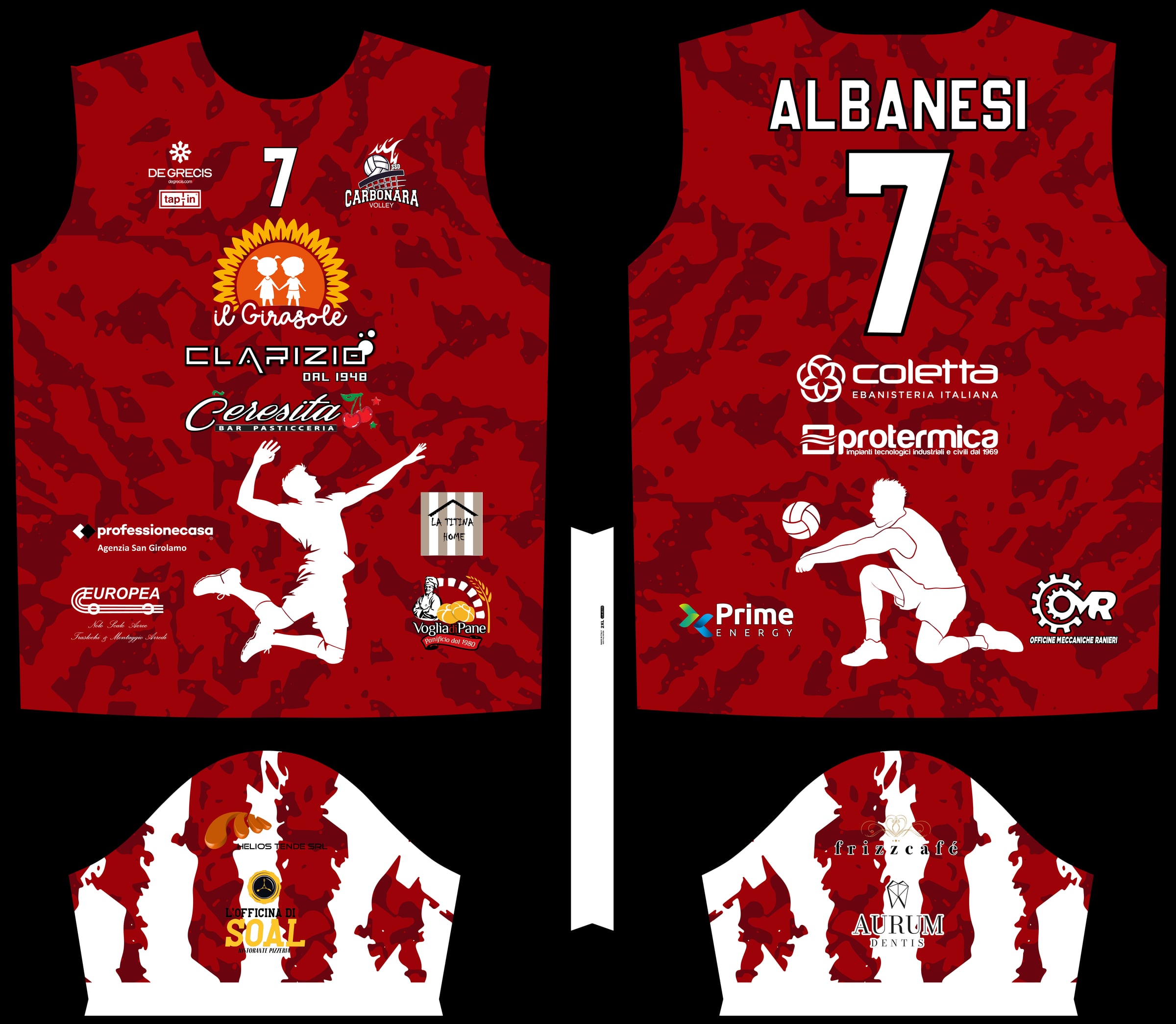 Carbonara Volley — Tavole tecniche 2