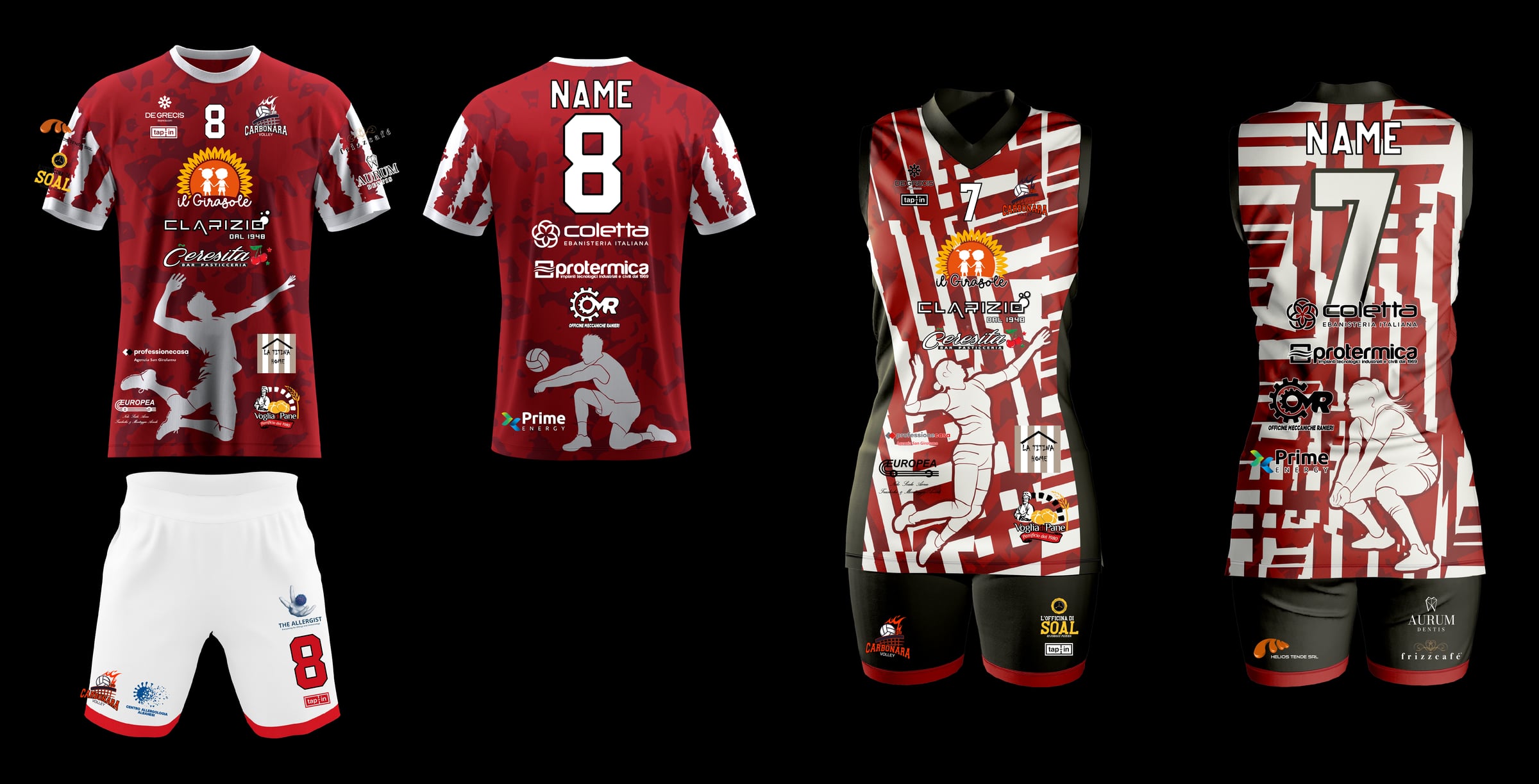 Carbonara Volley — Tavole tecniche 3